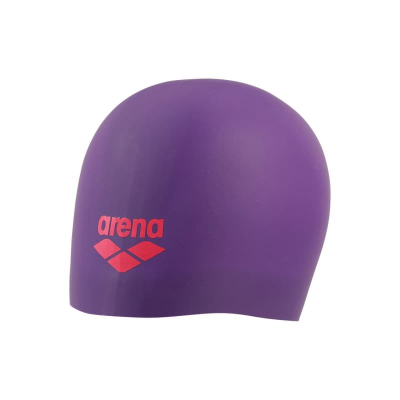 Plavecká čiapka ARENA LONG HAIR CAP-PLUM-BRIGHT_CORAL 2