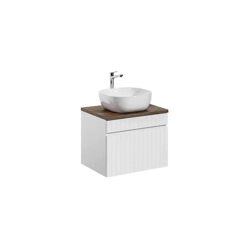 ArtCom Kúpeľňová skrinka s umývadlom a doskou ICONIC White DU60/1 | 60 cm 1