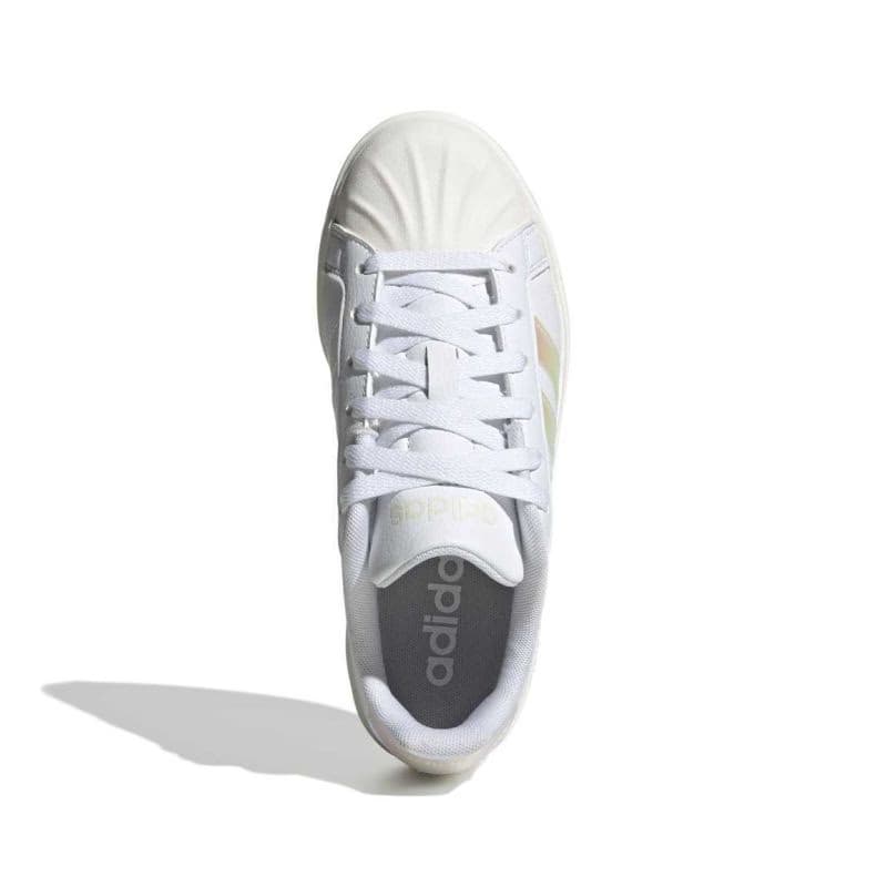 Dievčenská rekreačná obuv ADIDAS Streettalk Jr cloud white iridescent core white 4