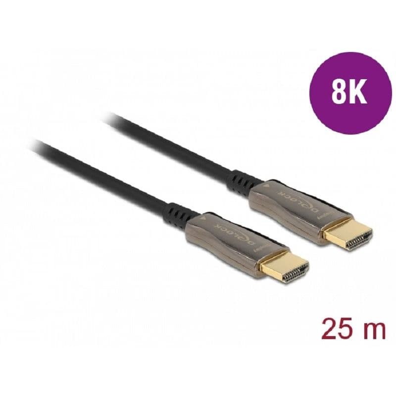 Delock Aktívny optický kábel HDMI 8K 60 Hz 25 m