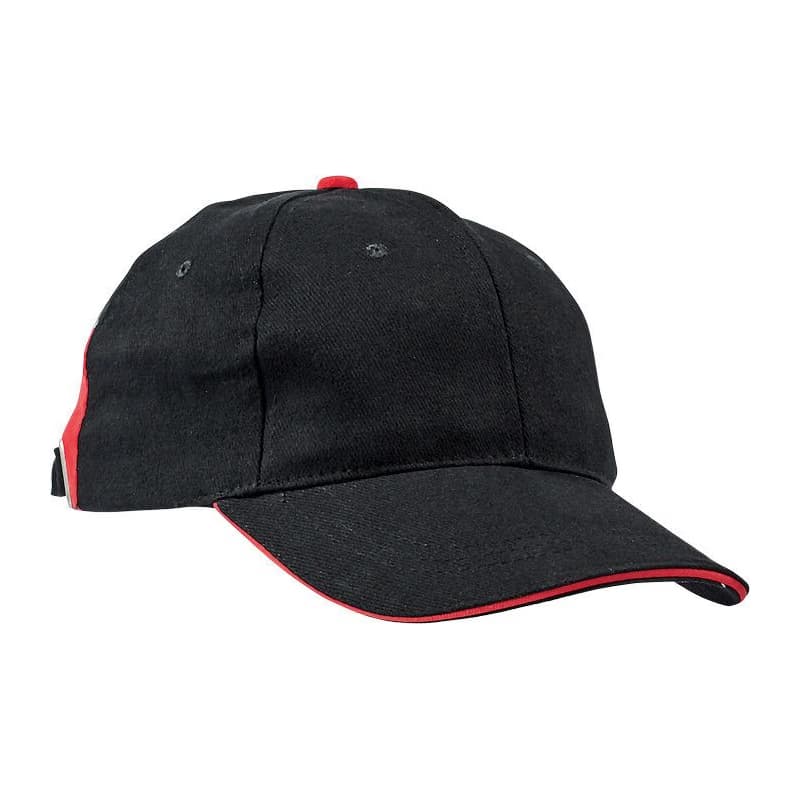 KNOXFIELD baseball čiapka čierna / červená 4