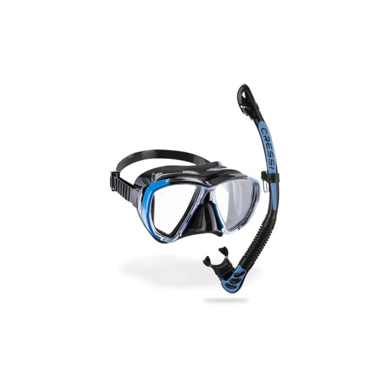 Potápačský šnorchlovací set CRESSI BIG EYES EVOLUTION+ALPHA UD COMBO BLACK BLUE
