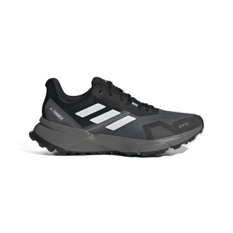 Dámska bežecká trailová obuv ADIDAS Terrex Soulstride Rain.RDY core black crystal white mint ton 2