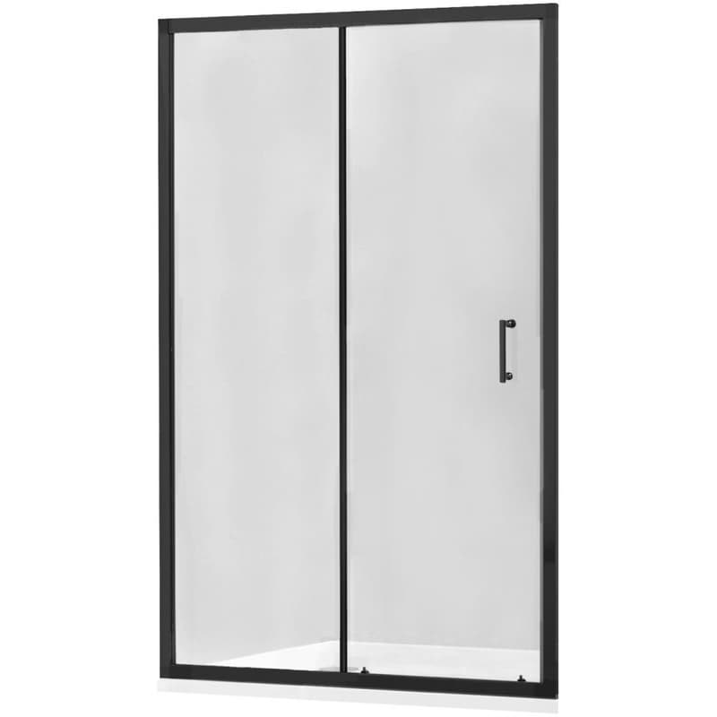 MEXEN - Apia posuvné sprchové dvere 110, transparent, čierna 845-110-000-70-00