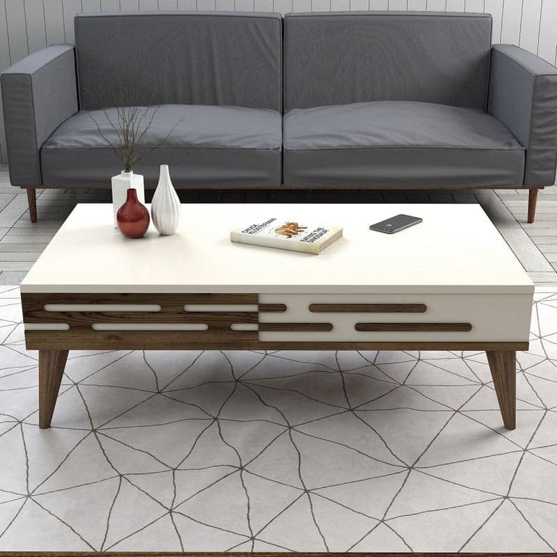 Living Room Furniture Set Valensiya - Walnut, Cream 4