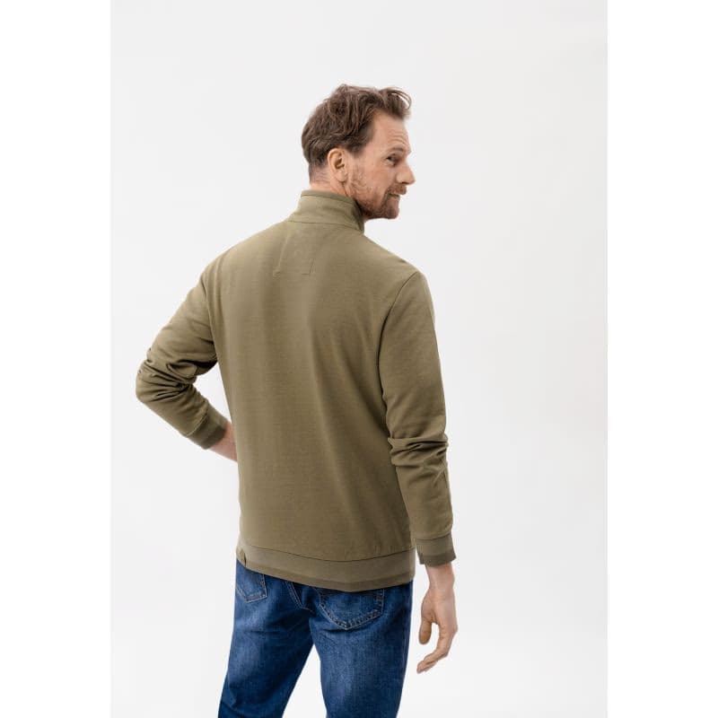 Pánska mikina so zipsom VOLCANO VINI-304-OLIVE 3