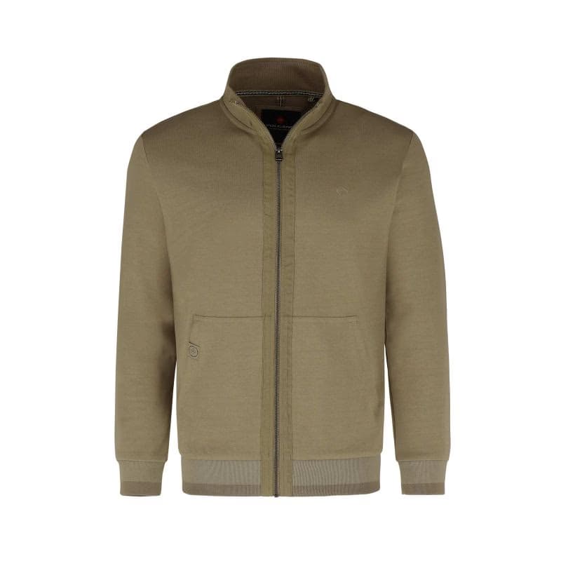 Pánska mikina so zipsom VOLCANO VINI-304-OLIVE 5