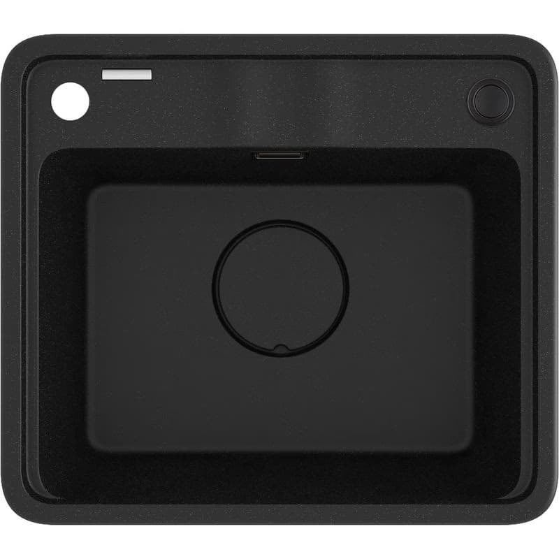 DEANTE DEANTE - Momi metallic graphite Granitový drez, 1-bowl ZKM_G103 6