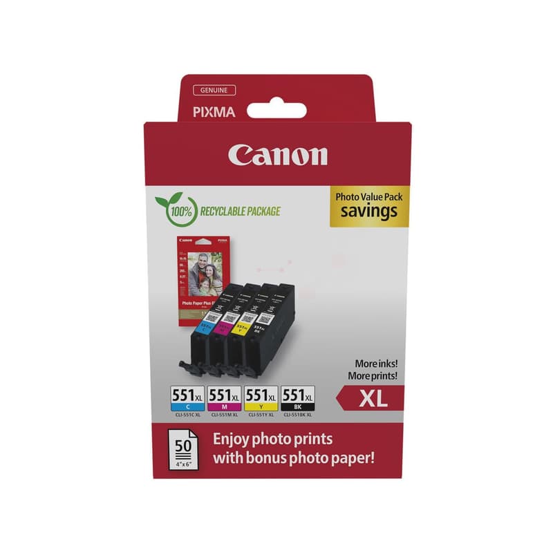 CANON CLI-551-XL - originálny