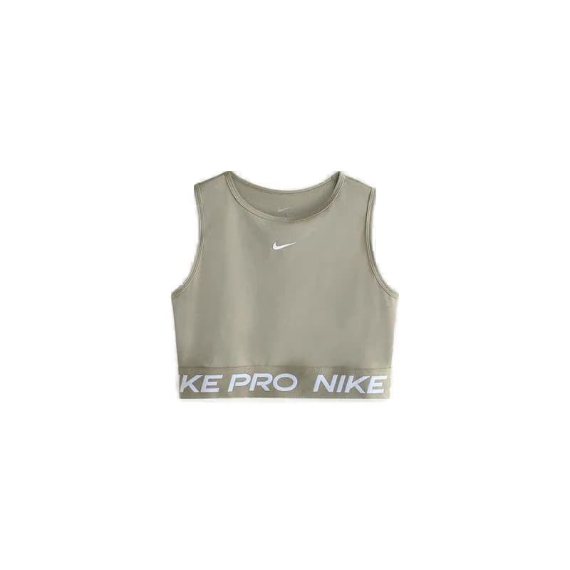 Dámske tréningové tielko NIKE PRO DF 365 CROP TANK-320-Beige 5