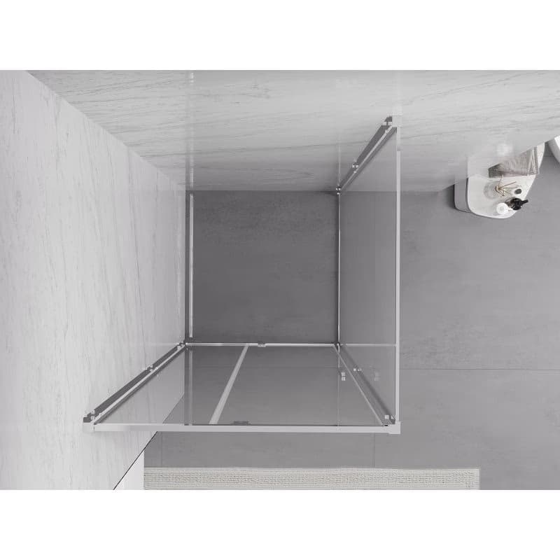 MEXEN/S - Exo sprchovací kút dvere krídlové 95 x 95, transparent, chróm 819-095-095-01-00 5