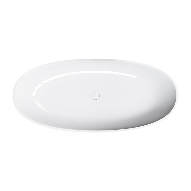 OMNIRES - SHELL M+ voľne stojaca vaňa,, 175 x 78 cm, biela lesk SHELL175WWBP 2