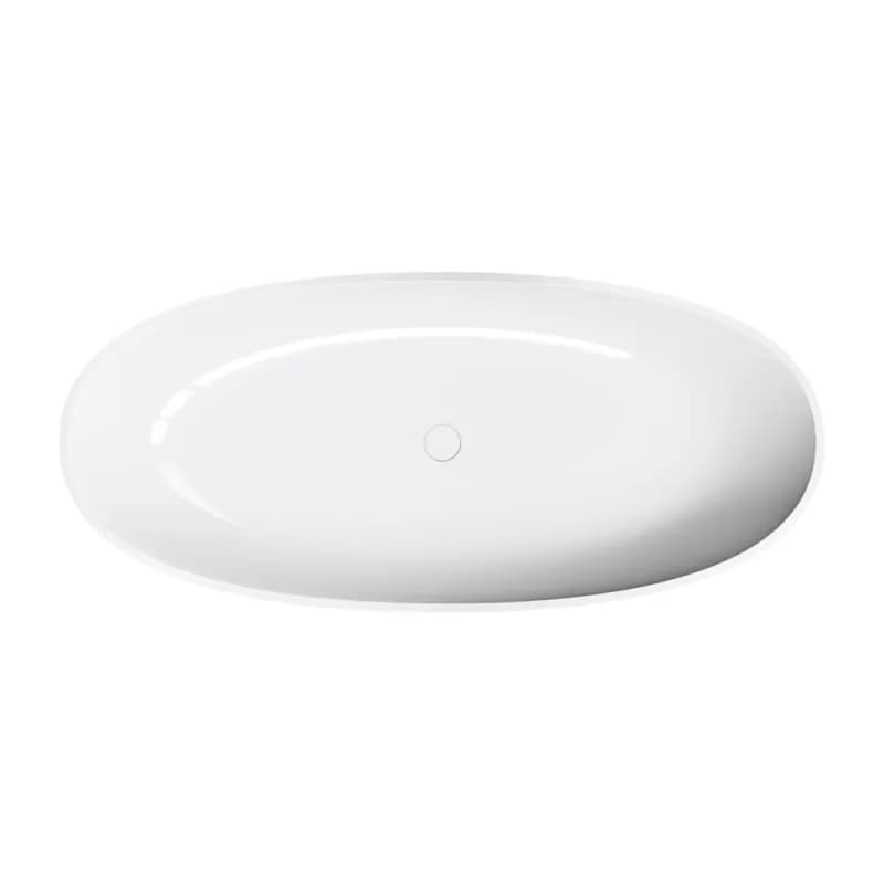 OMNIRES - SHELL M+ voľne stojaca vaňa,, 175 x 78 cm, biela lesk SHELL175WWBP 6