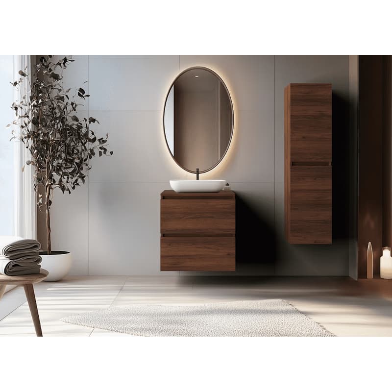 Elvisia Skrinka pod umývadlo SIMPLE Oak walnut | 60 cm 2