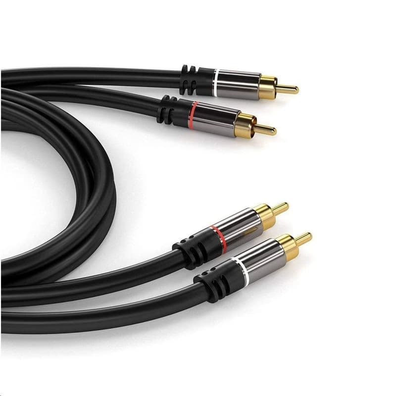 PREMIUMCORD kábel, 2x CINCH-2x CINCH M/M, 5m 2