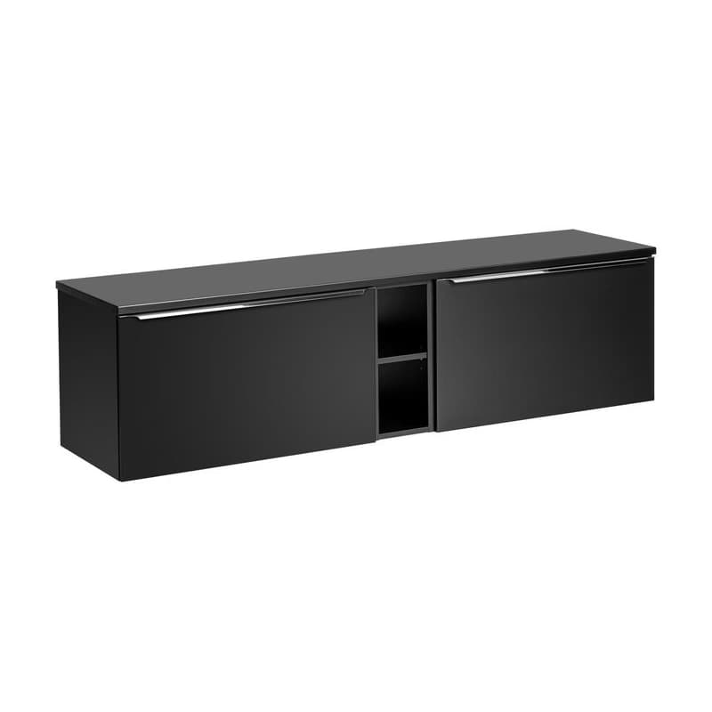 ArtCom Kúpeľňová skrinka s doskou SANTA FE Black D180/1 | 180 cm 1