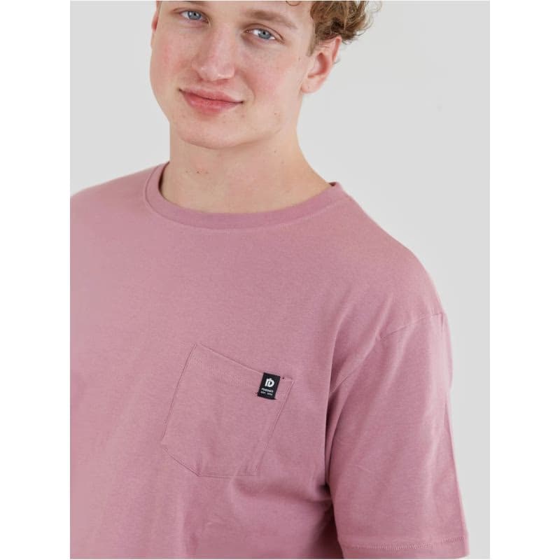 Pánske tričko s krátkym rukávom FUNDANGO Talmer Pocket T-shirt-345-raspberry 4
