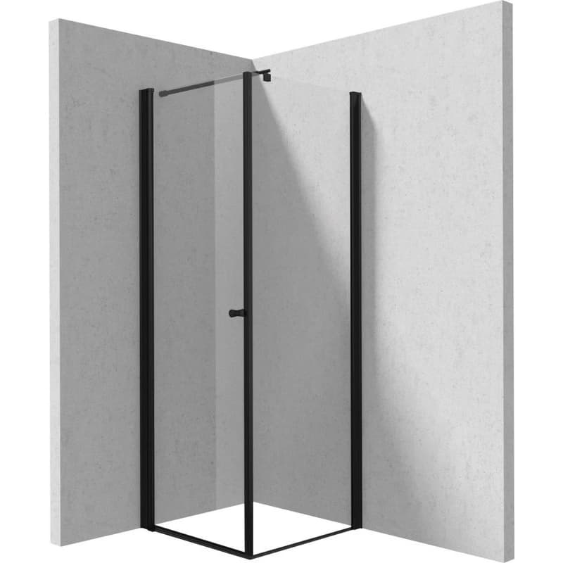 DEANTE - Sprchovací kút Kerria Plus čierna, štvorcová, 80x80 cm KKNNW08S08 1