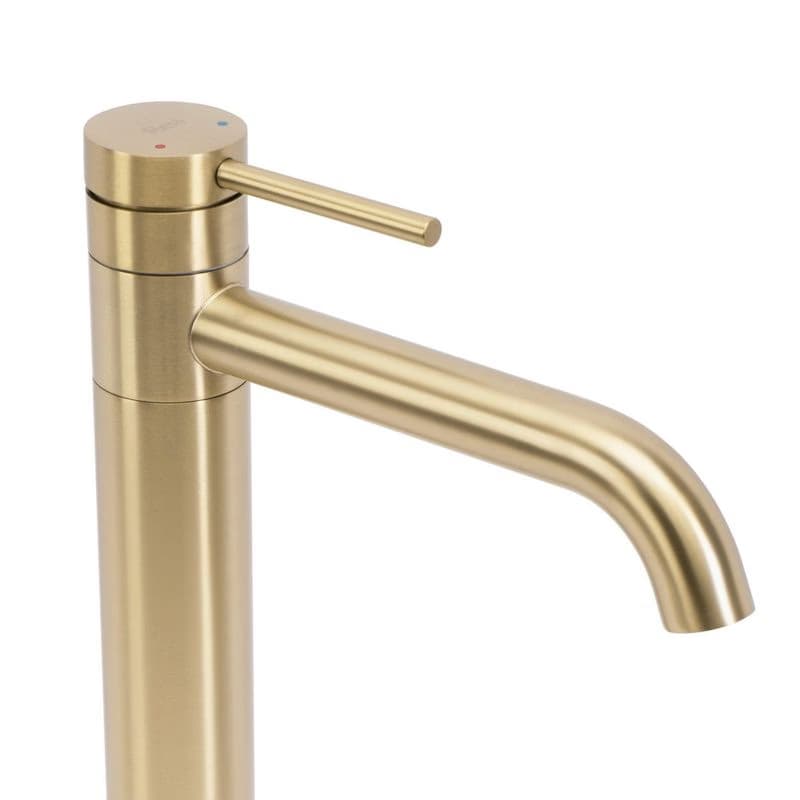 REA - Umývadlová vysoká batéria LUNGIS - Brush Gold Super vysoká REA-B6101 4