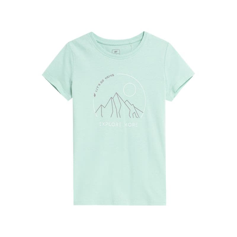 Dievčenské tričko s krátkym rukávom 4F JUNIOR TSHIRT F387-47S-MINT 2