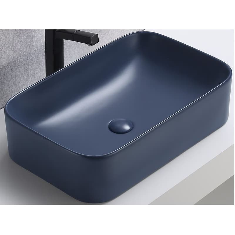 ArtCom Keramické umývadlo KAMA MNB-60 | tmavomodrý mat 60 cm 4