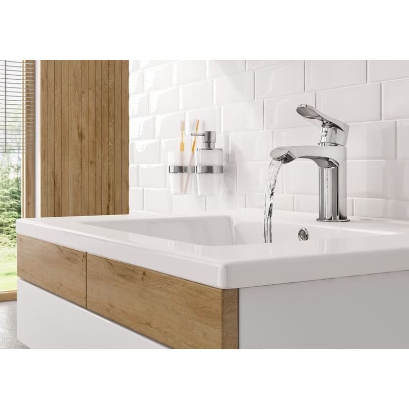 DEANTE - Floxs biela - Keramické umývadlo, vsadené - 60 cm CDI_6U6M 2