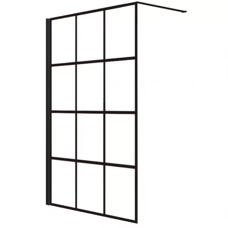 Sprchová stena Walk-In Metro 100x195 black 1