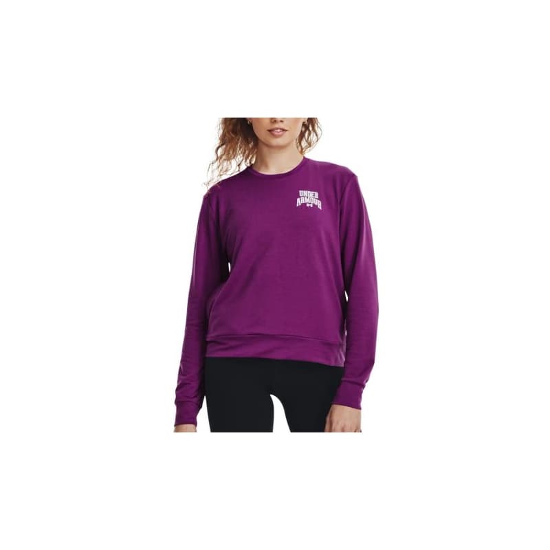 Dámska mikina UNDER ARMOUR UA Rival Terry Graphic Crew-PPL 1