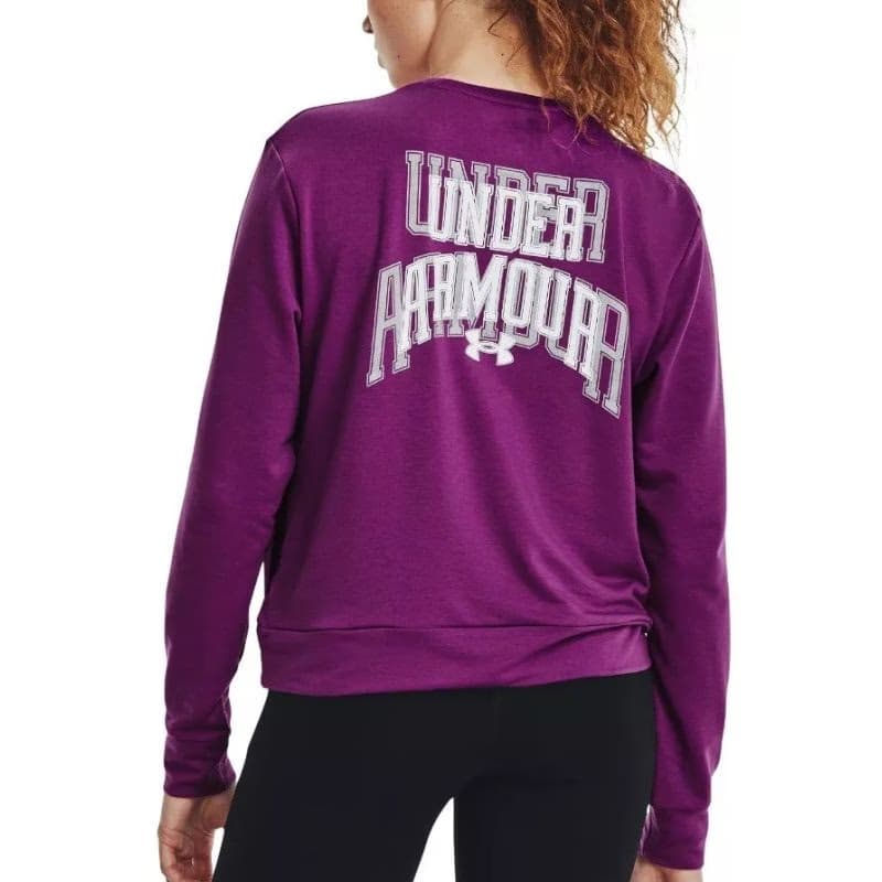 Dámska mikina UNDER ARMOUR UA Rival Terry Graphic Crew-PPL 2