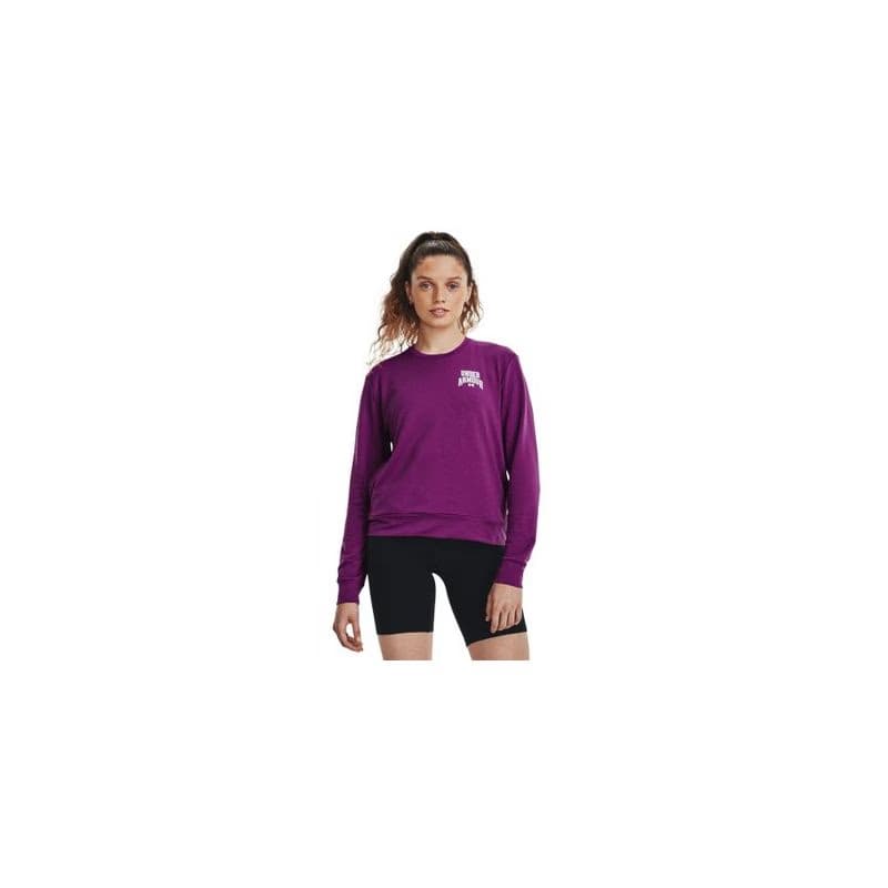 Dámska mikina UNDER ARMOUR UA Rival Terry Graphic Crew-PPL 3