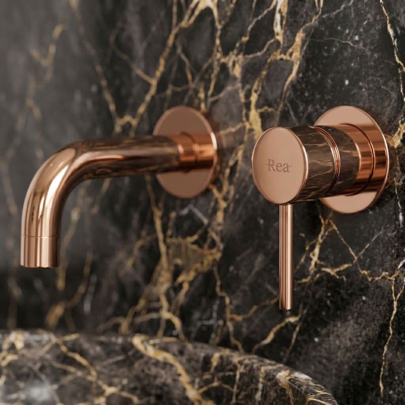 REA - Podomietková umývadlová batéria LUNGO Copper + BOX REA-B7997 3