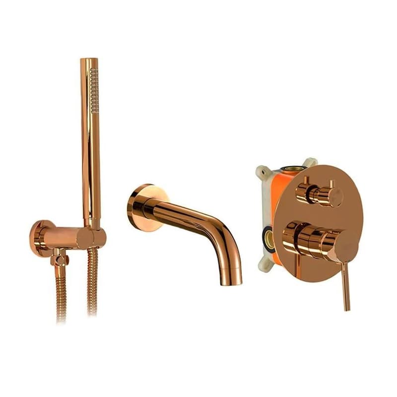 REA - Podomietková vaňová batéria LUNGO Copper + BOX REA-B7996 1