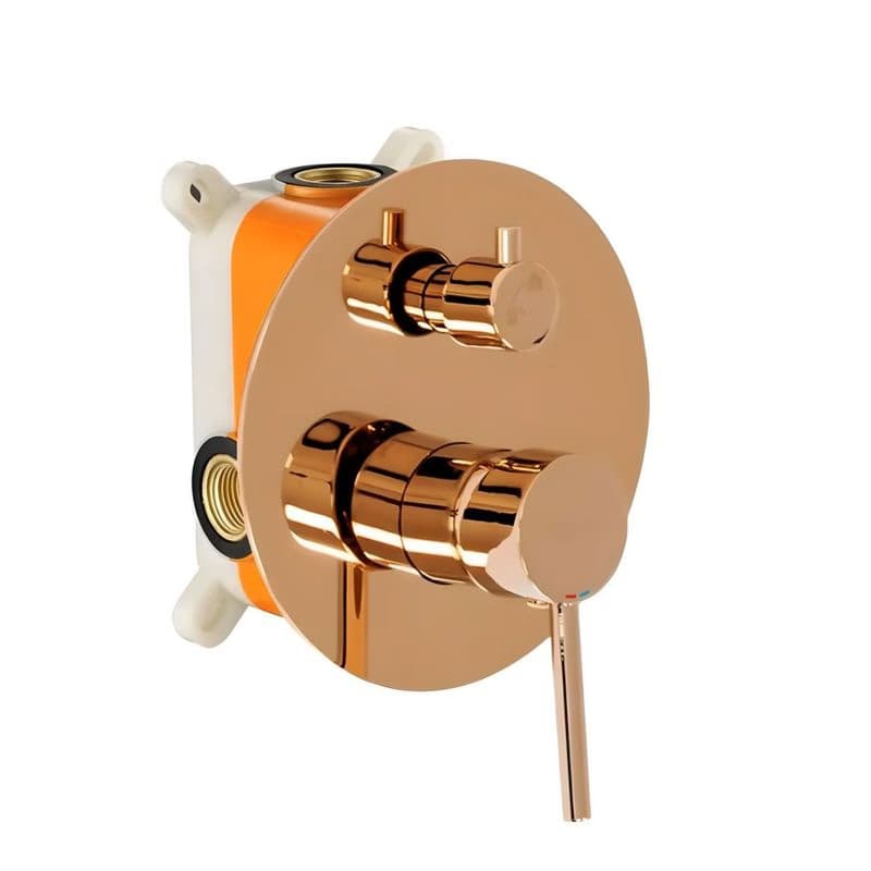 REA - Podomietková vaňová batéria LUNGO Copper + BOX REA-B7996 5