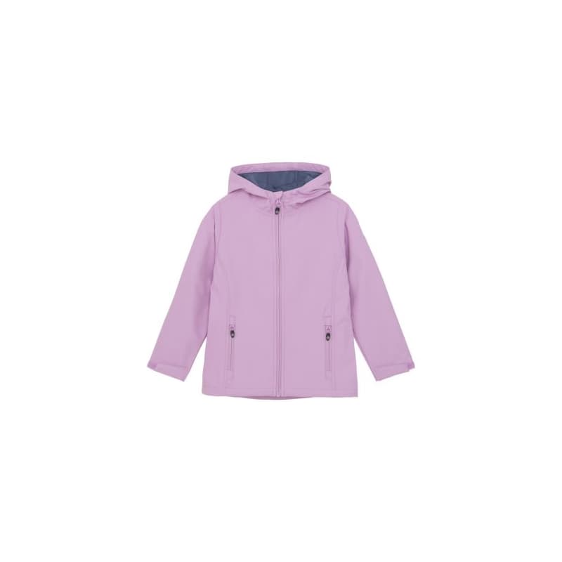 Dievčenská turistická softshellová bunda COLOR KIDS Girls Softshell - Light weight-6285-Orchid