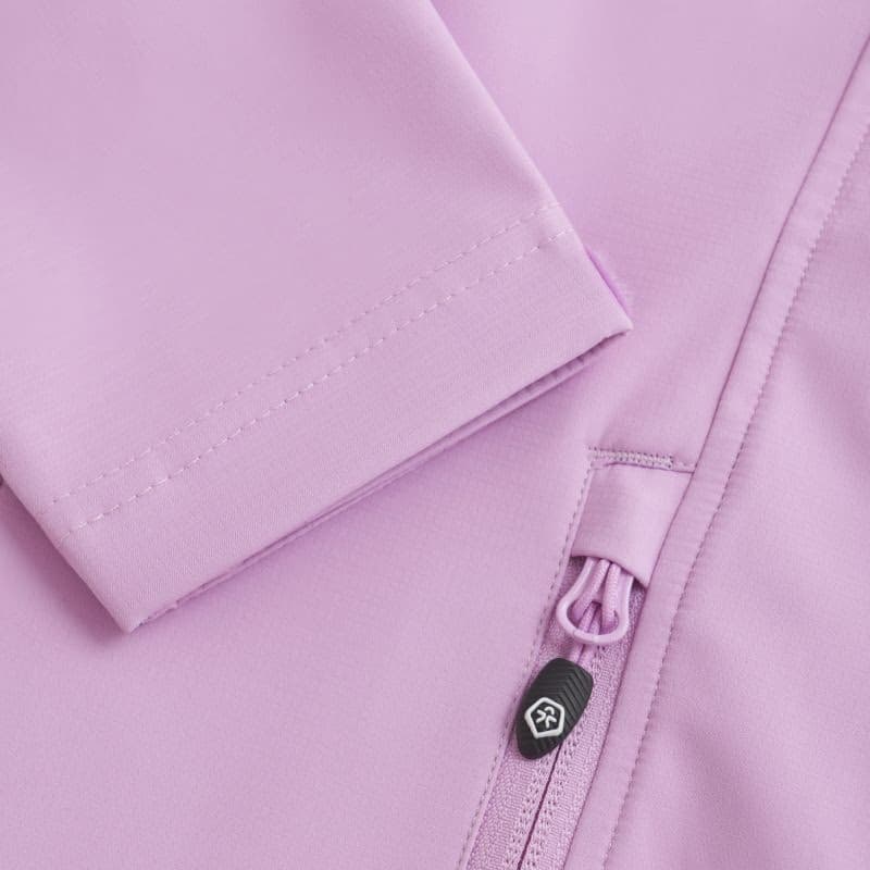 Dievčenská turistická softshellová bunda COLOR KIDS Girls Softshell - Light weight-6285-Orchid 3