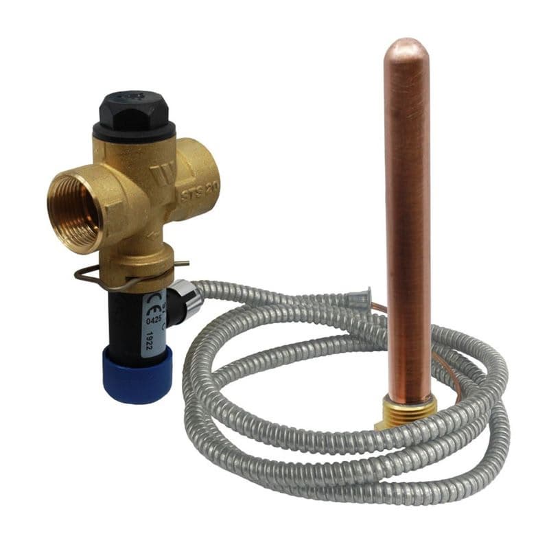 MEREO - Klum Termostatický ventil bezpečnostný WATTS STS 20.S - 3/4" pre chladiaci okruh. WA295