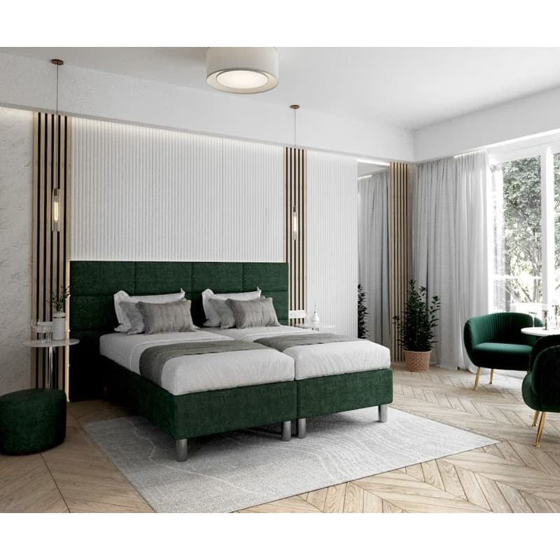 FDM Hotelová posteľ HARMONY | zelená 90 x 200 cm 3