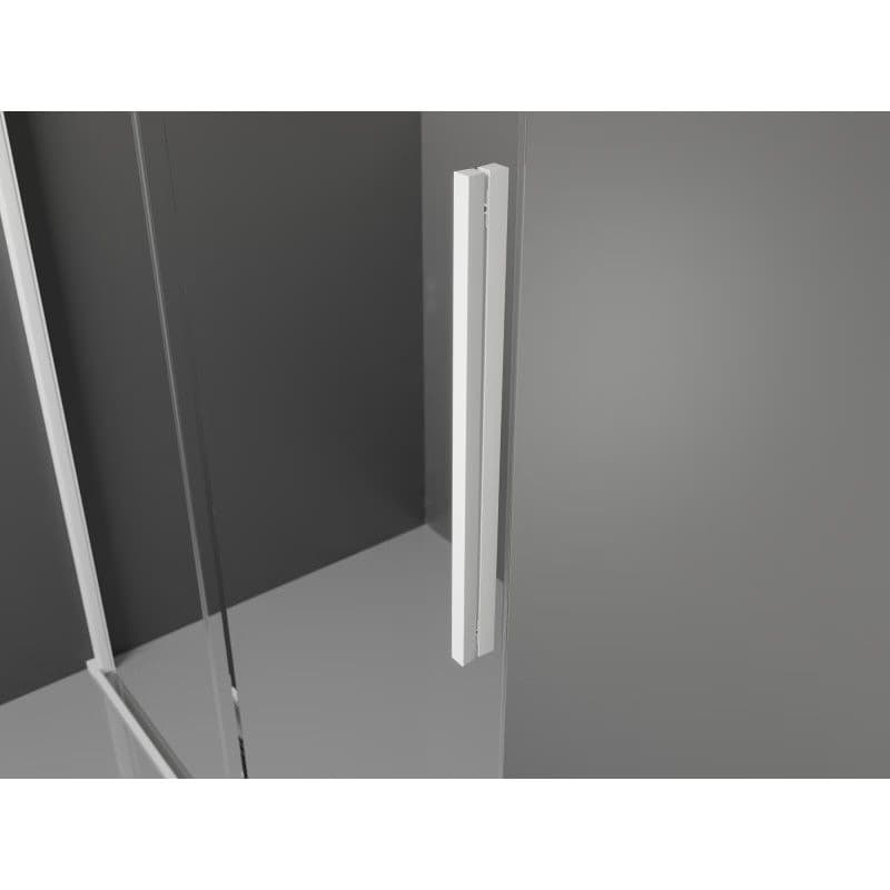 MEXEN/S - Velár sprchovací kút 100 x 80, transparent, biela 871-100-080-01-20 2