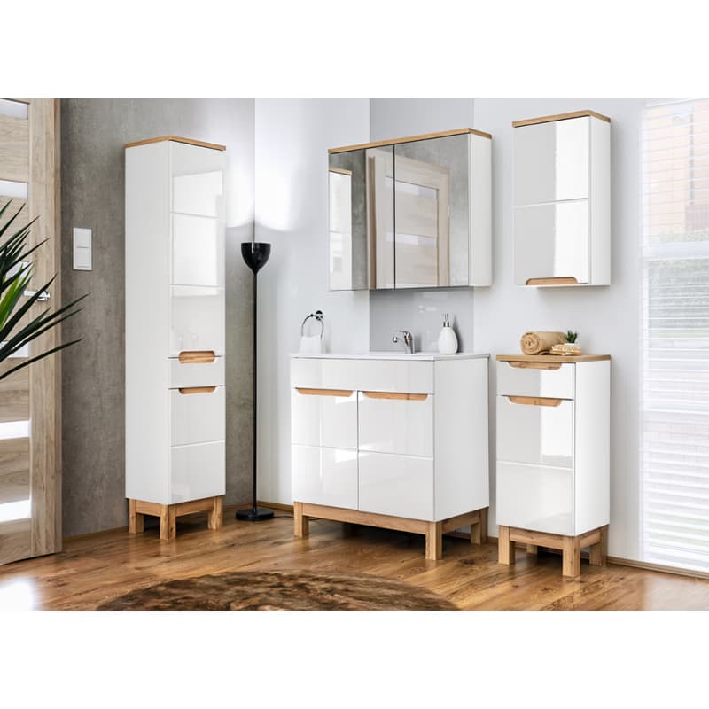 ArtCom Skrinka pod umývadlo BALI White 821 | 80 cm 4