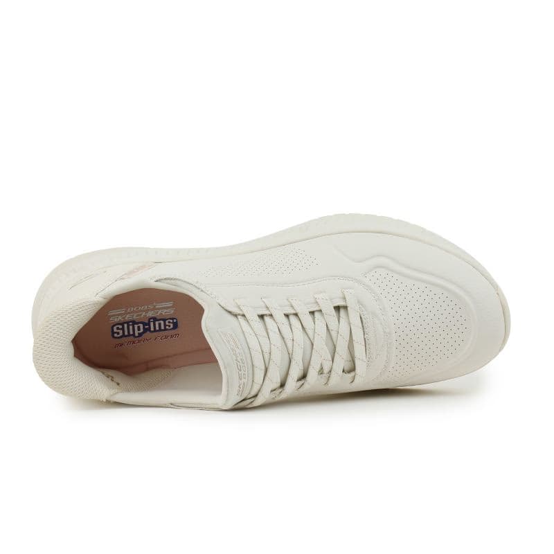 Dámska rekreačná obuv SKECHERS Bobs Squad 4 Key Look Slip-Ins W white 6