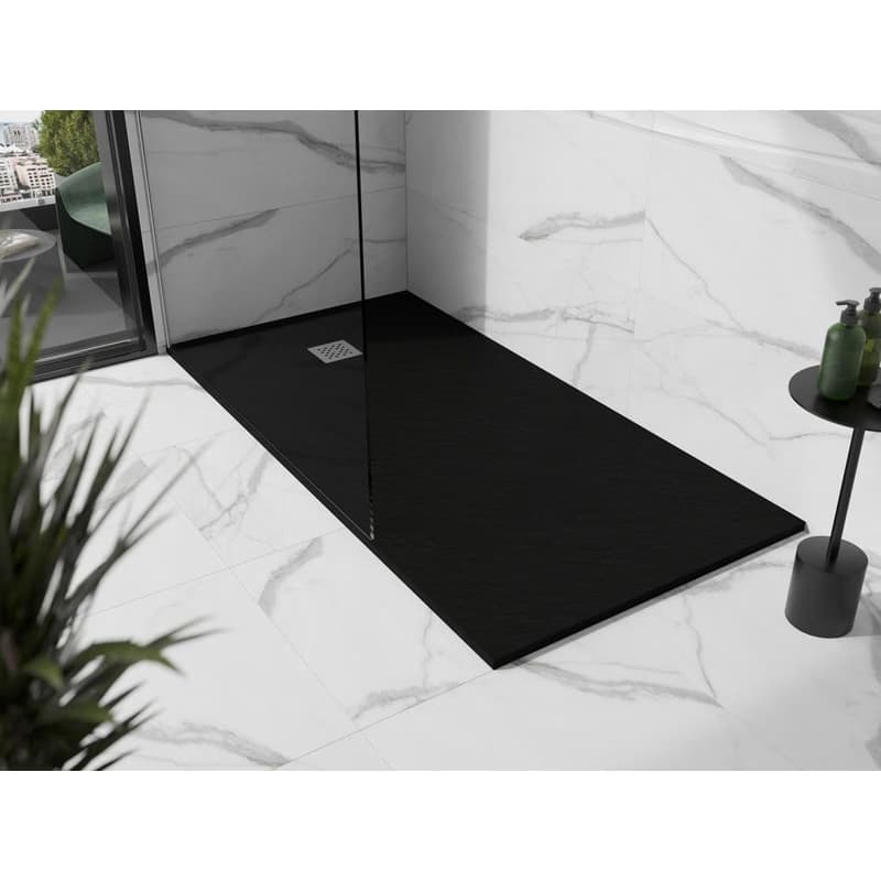 MEXEN - Stone+ sprchová vanička obdĺžniková 180x80, čierna 44708018 5
