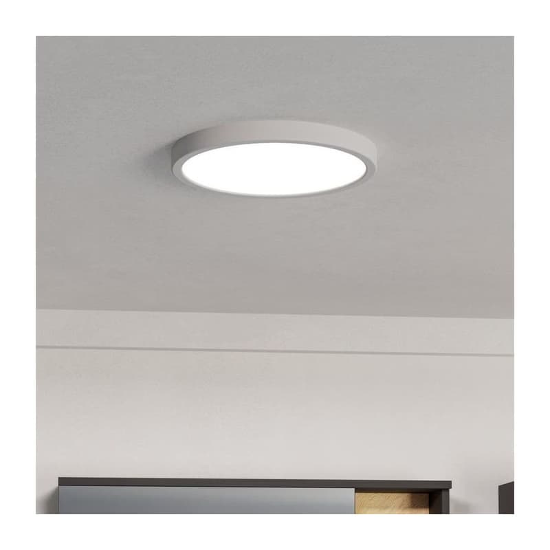 Eglo 901334 - LED kúpeľňové stropné svietidlo FUEVA LED/14,2W/230V pr.27,8cm IP44 biela 901334