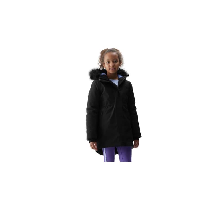 Dievčenská bunda 4F JUNIOR JACKET-JAW23TJACF106-21S-BLACK 1