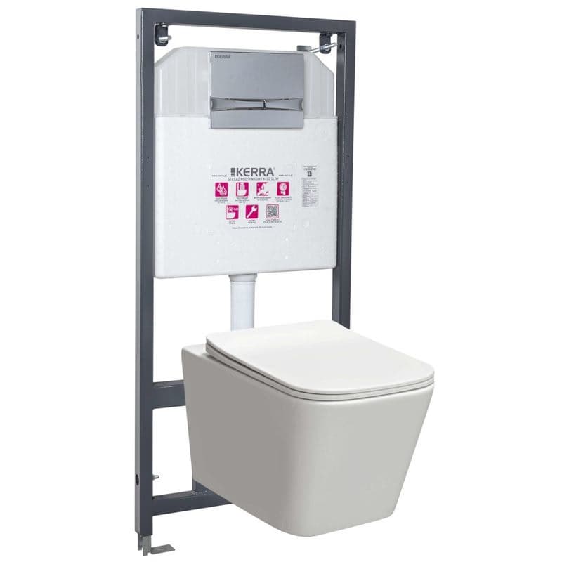 KERRA - Inštalačný set WC TINOS/Adriatic CHR 5907548116307