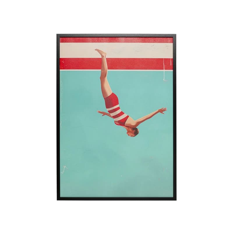 Zarámovaný obraz Jumping Girl Down 103x73cm 1