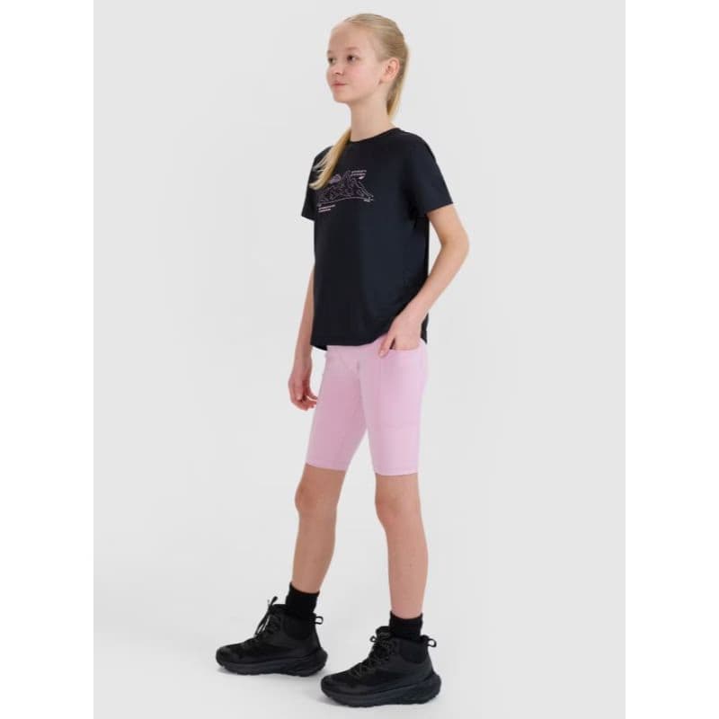 Dievčenské tréningové kraťasy 4F JUNIOR SHORTS FNK F0857-56S-LIGHT PINK 3