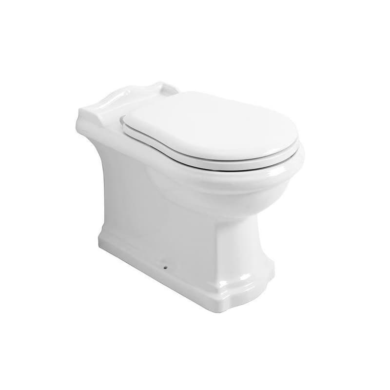 KERASAN - RETRO WC misa 39x61cm, spodný/zadný odpad, biela 101601