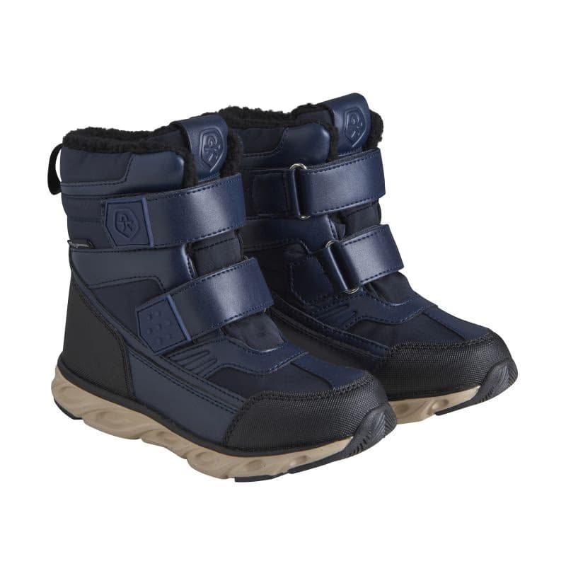 Chlapčenské vysoké zimné topánky COLOR KIDS Boots high cut w.2 WP total eclipse 2