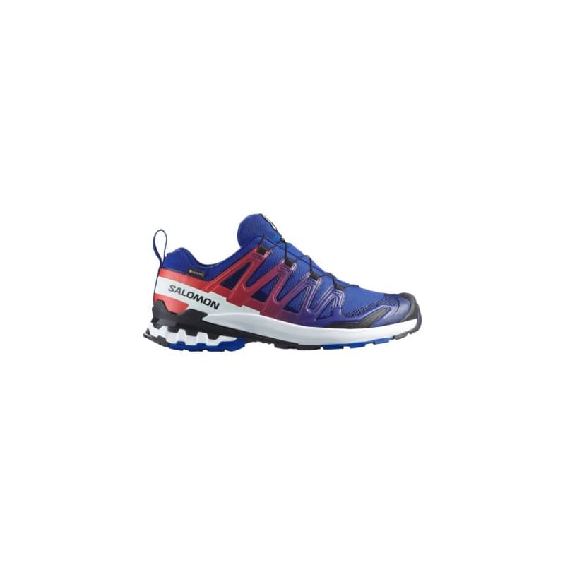 Pánska bežecká trailová obuv SALOMON XA Pro 3D V9 GTX Equipe M surf the web fiery red white