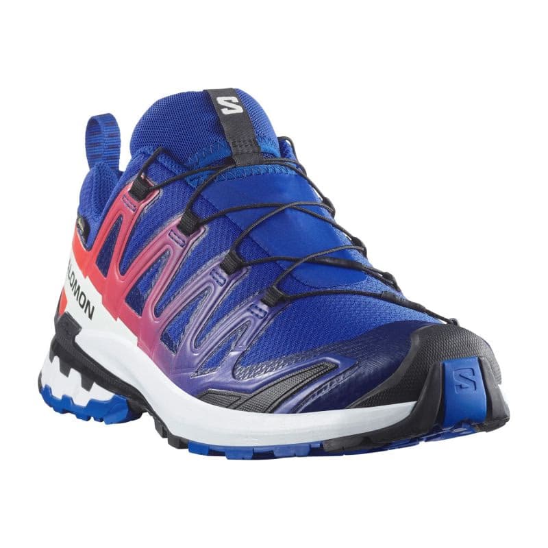 Pánska bežecká trailová obuv SALOMON XA Pro 3D V9 GTX Equipe M surf the web fiery red white 3